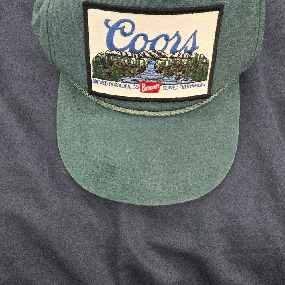 Coors Patch Trucker Hat in Forest Green